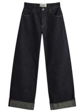Damson Madder Women's Sylvie Turn Up Jeans EU Size 12/ US 8 (see measurements)